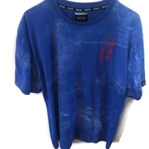 rise as 1ne t shirt Mens Blue Wash “london” Sz L